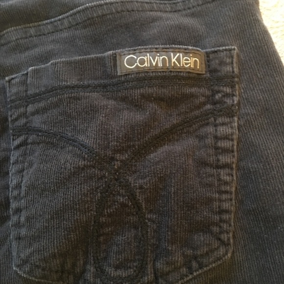 Calvin Klein black cotton corduroy jeans Size 4 - Picture 7 of 9